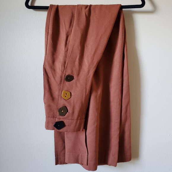 Zara TRF teracotta Palazzo pants Size XS - Picture 2 of 8